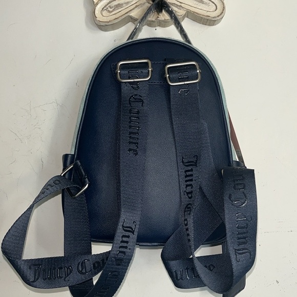 Juicy Couture NEW Heritage Mini Backpack Pastel Turquoise & Card Case main image 5